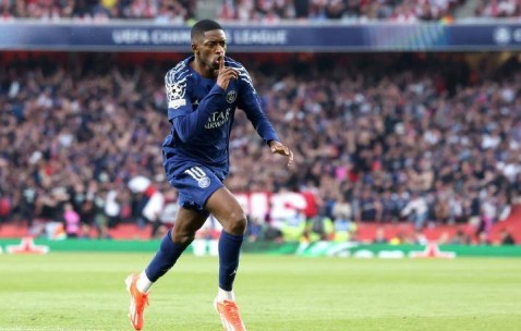 登贝莱：从“废材”到巨星，欧冠5比0惨胜，独造13球，金球奖在望