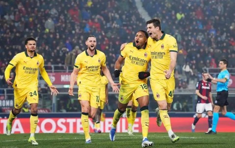 意甲！拉比奥传射建功，AC米兰3-0客场横扫博洛尼亚，升第2