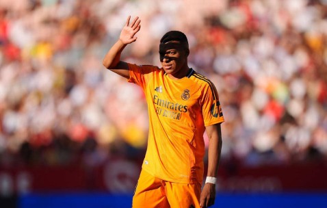 皇马2-0完胜塞维利亚：贝林厄姆破门，姆巴佩出彩锁定西甲金靴